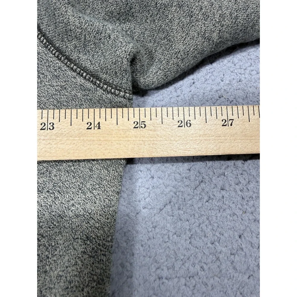 RRL Ralph Lauren Sweater Mens XL Gray Heavyweight Shawl Button Mock Neck Knit